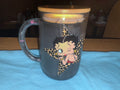 Glass tumblers mugs snowglobe